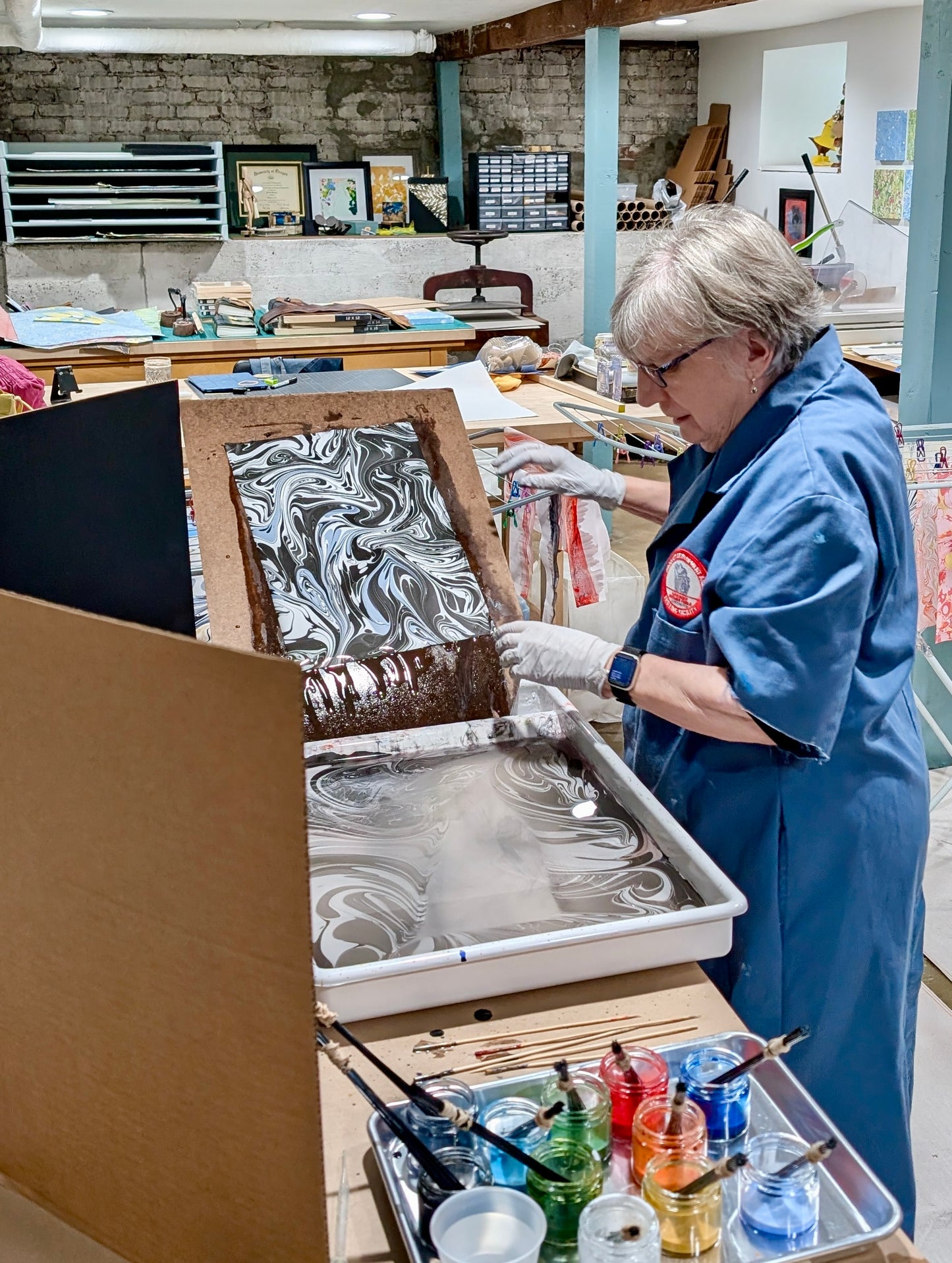 Magical Full Day Paper Marbling Experience - Up to 4 People