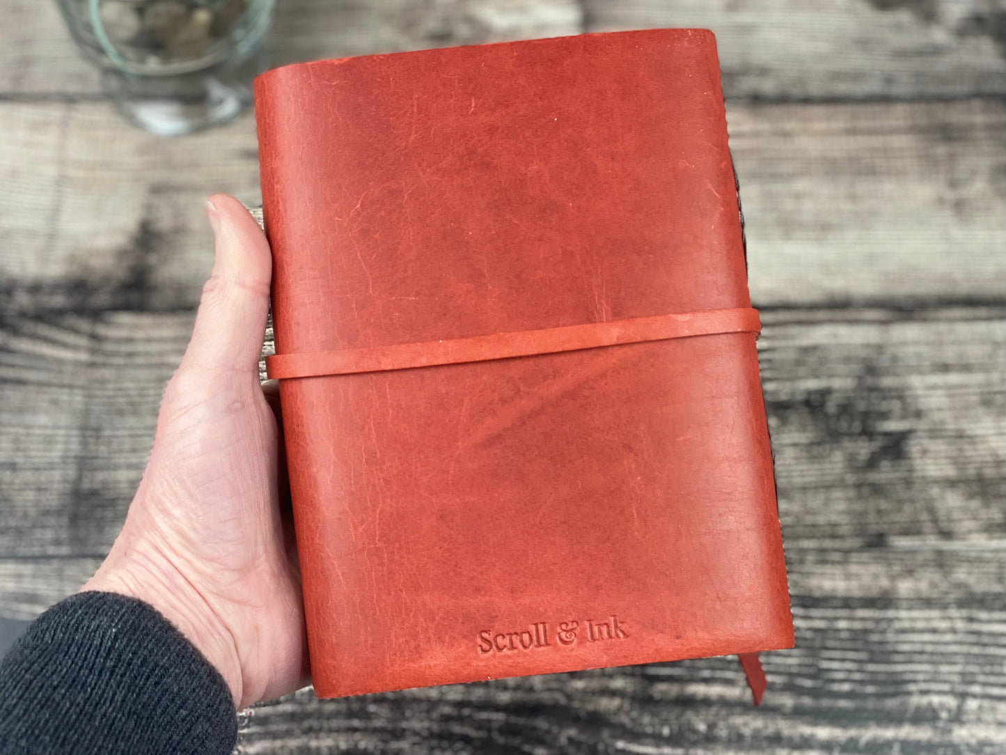 7x5 Sketchbook Journal in Red Bison