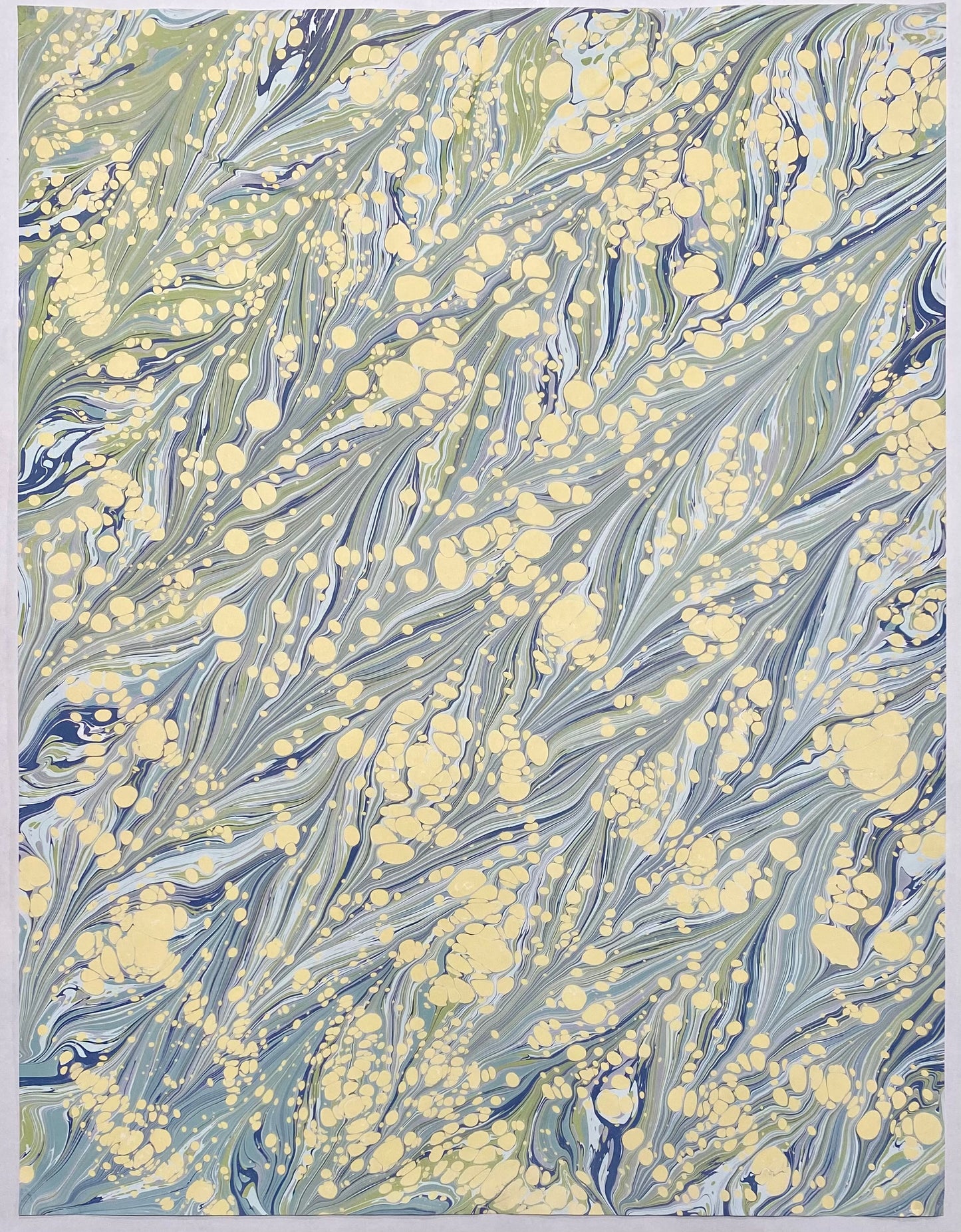 Full Sheet Hand-Marbled Paper P237