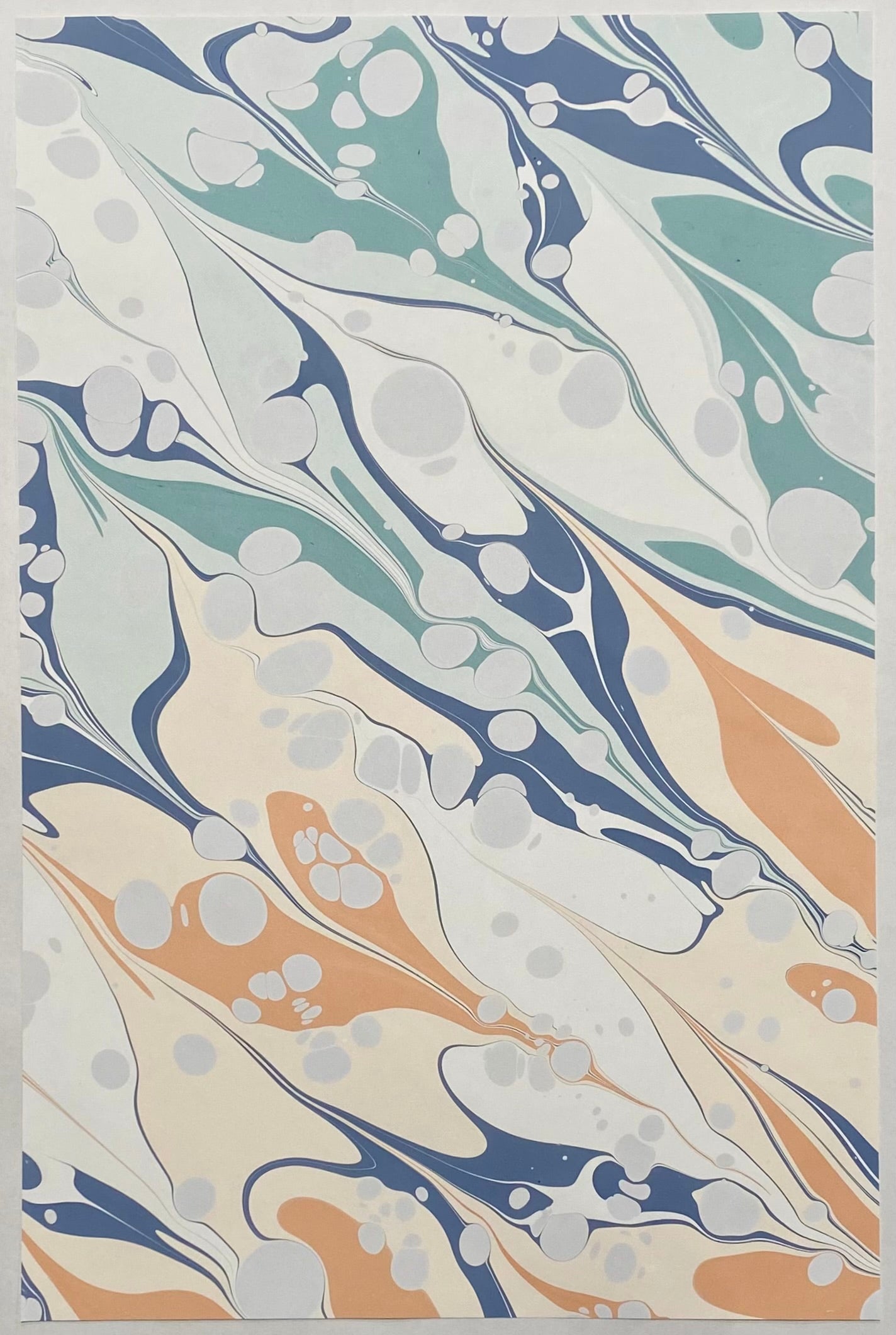 Half Sheet Hand-Marbled Paper P244H