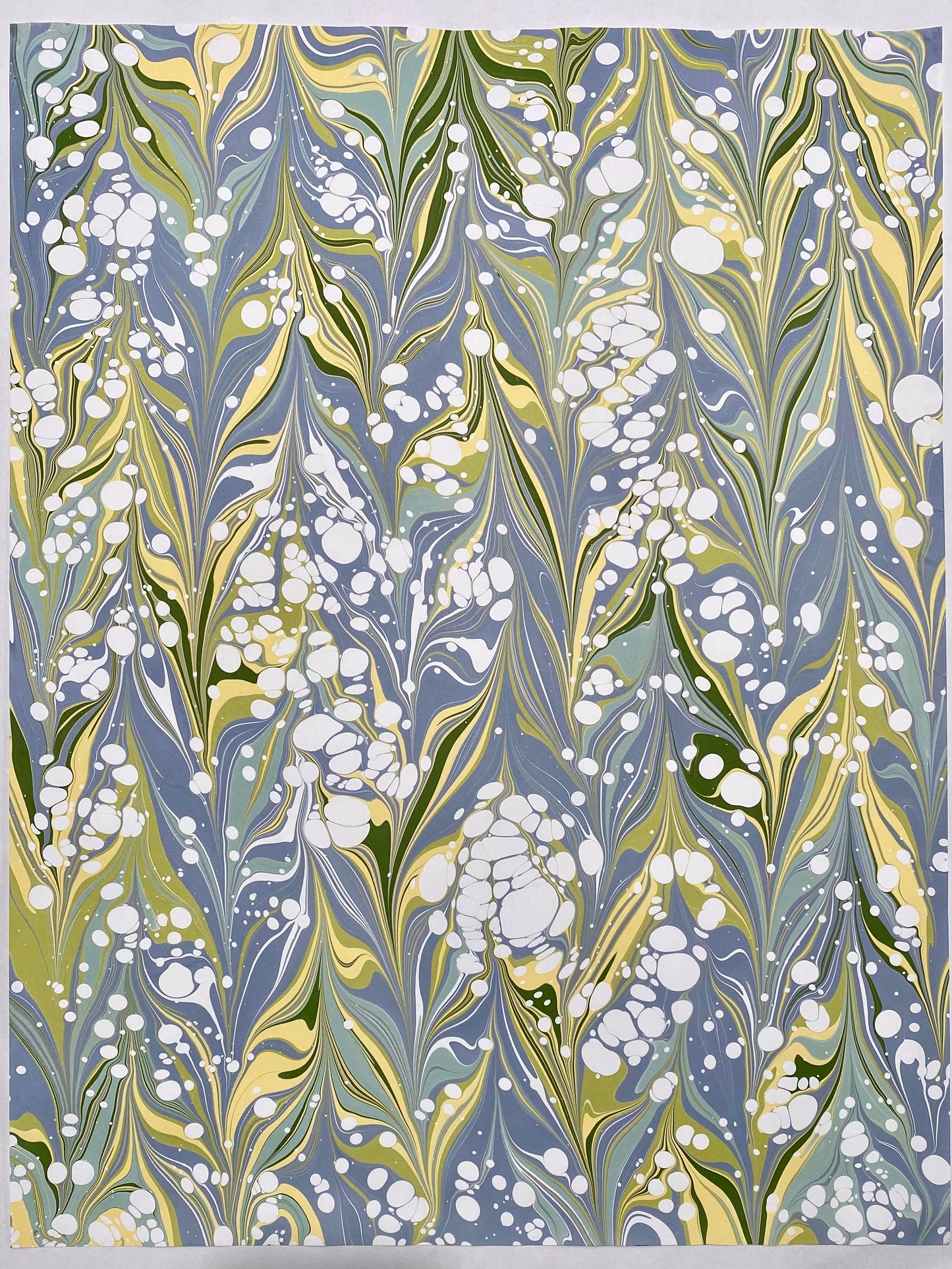 Full Sheet Hand-Marbled Paper P255