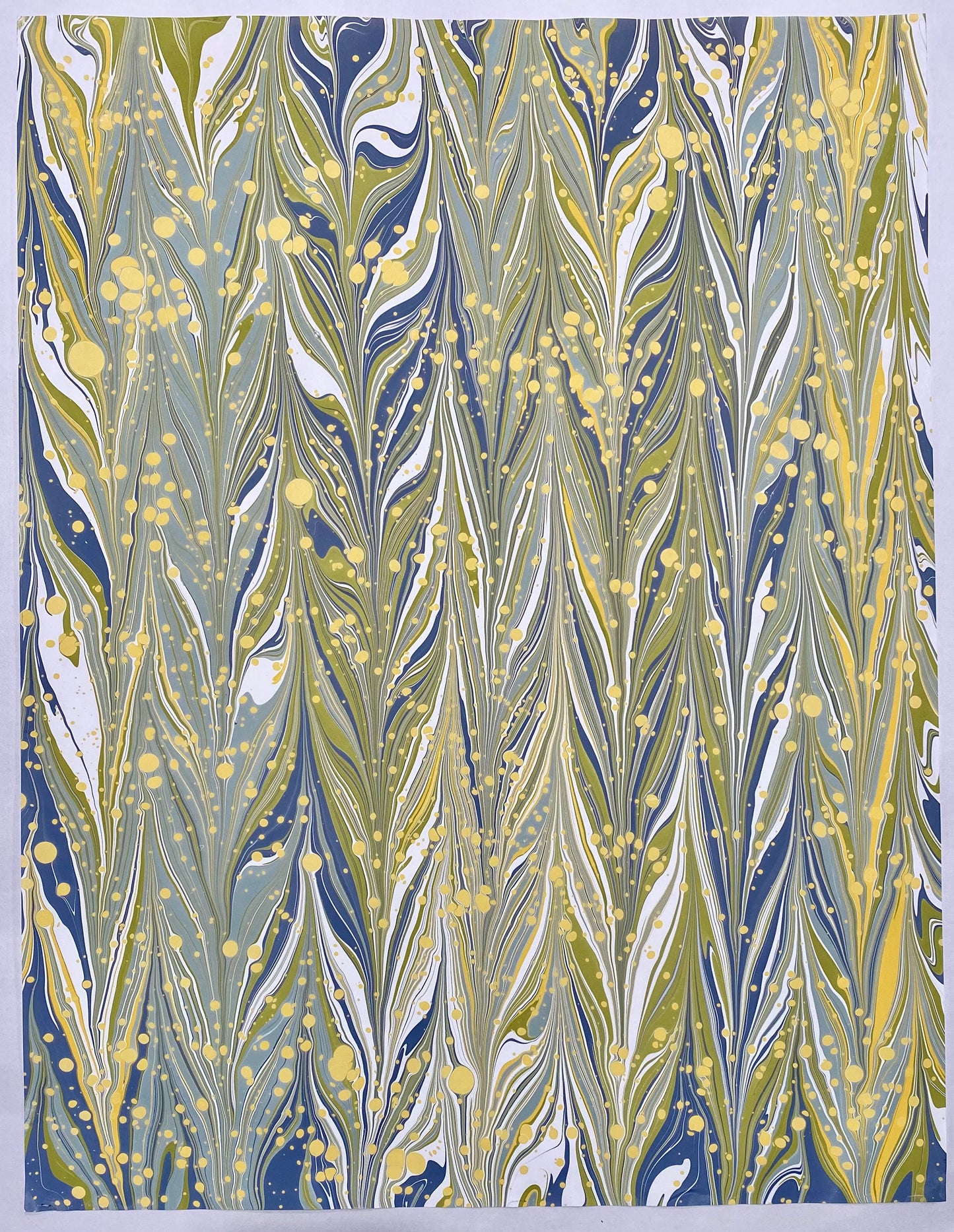 Full Sheet Hand-Marbled Paper P260