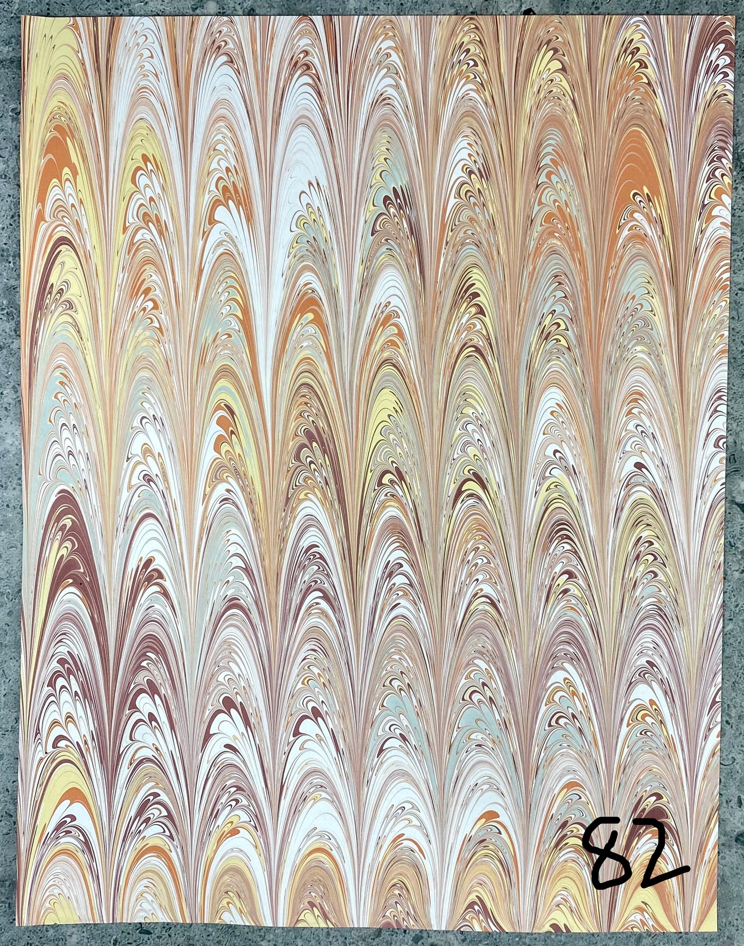 Build Your Own Scrap Pack - 8.5x11 hand-marbled paper