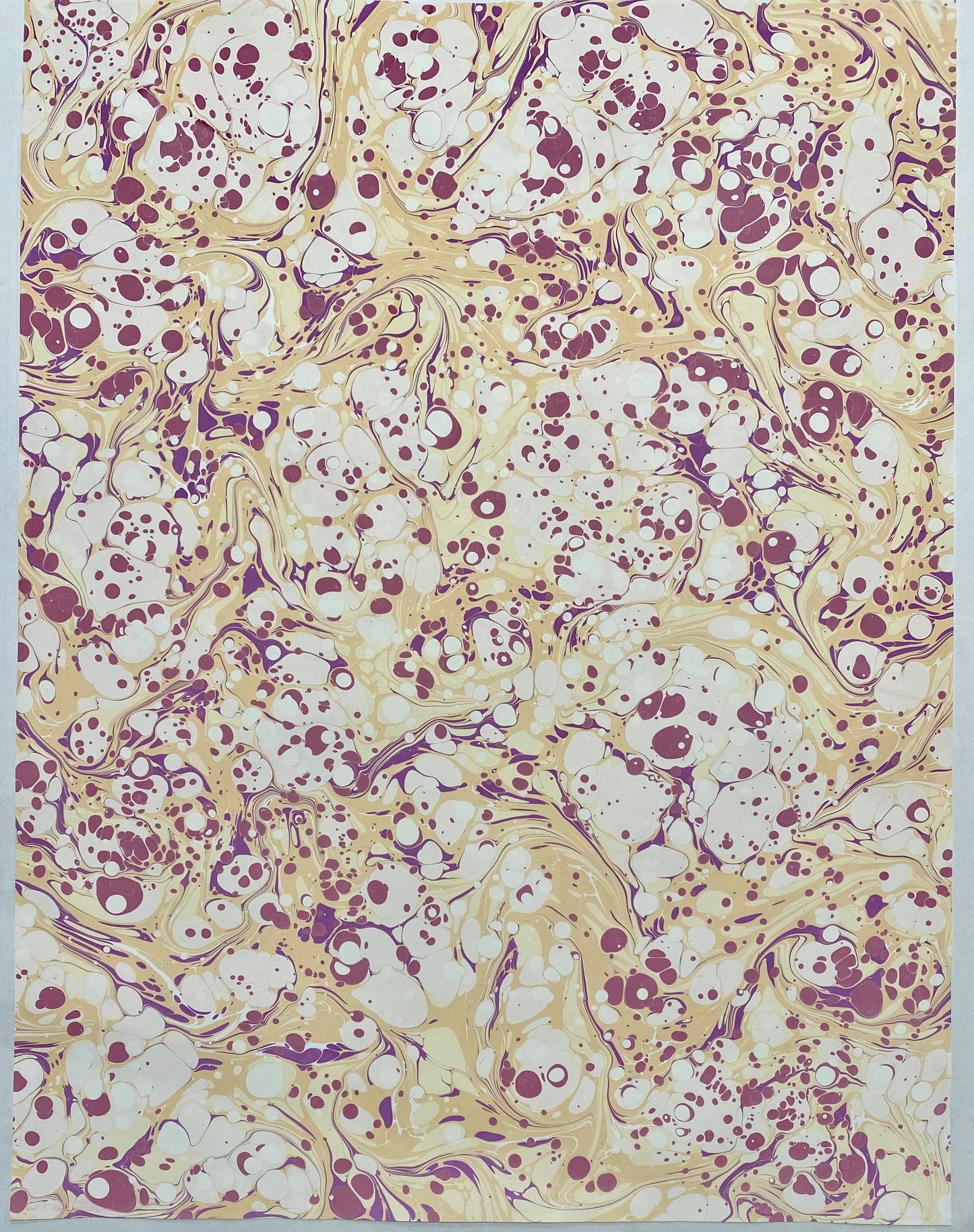 Full Sheet Hand-Marbled Paper P298