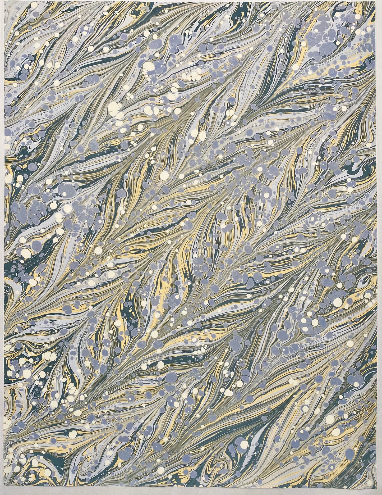 Full Sheet Hand-Marbled Paper P311