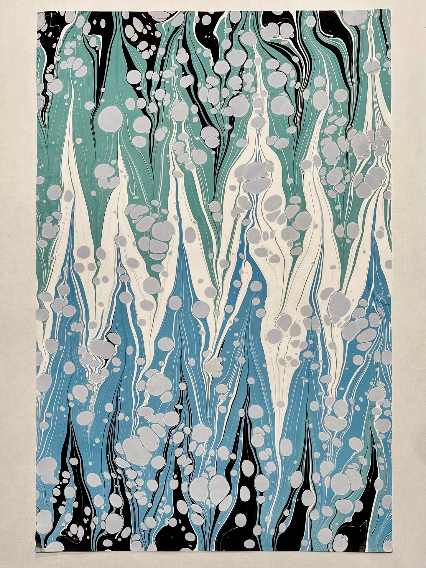 Half Sheet Hand-Marbled Paper P292H