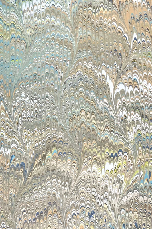 Hand-Marbled Paper M107