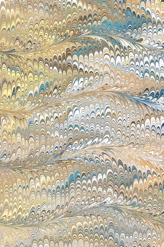 Hand-Marbled Paper M119