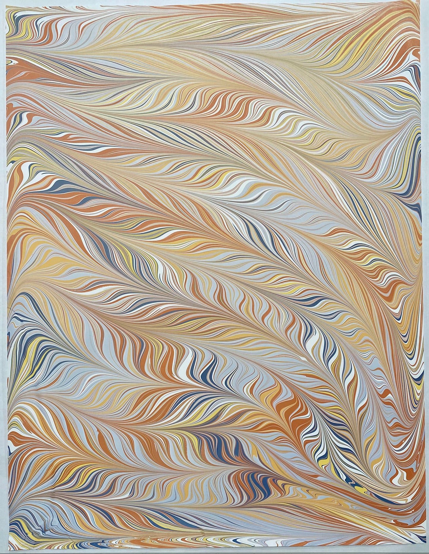 Full Sheet Hand-Marbled Paper P338S