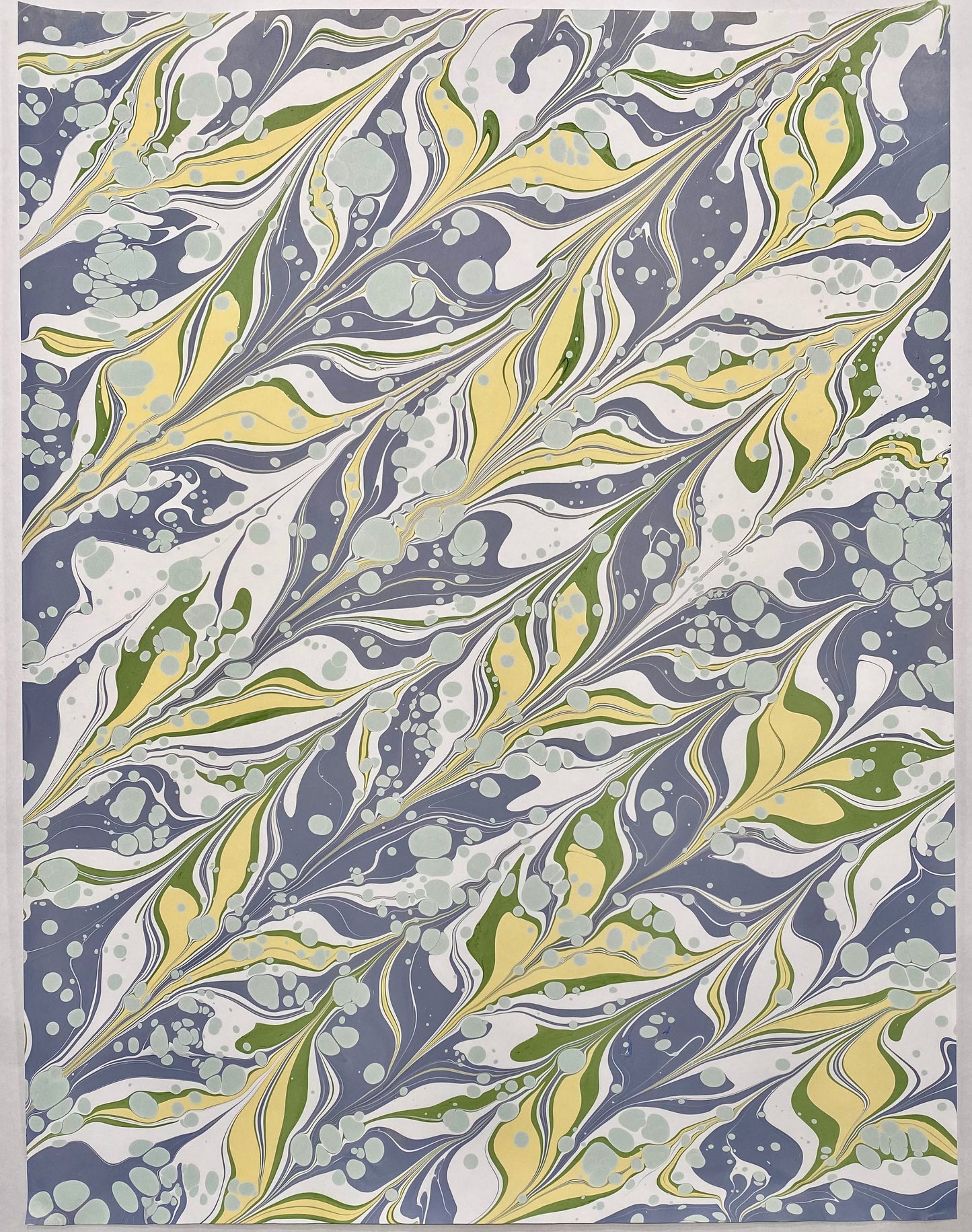Full Sheet Hand-Marbled Paper P341