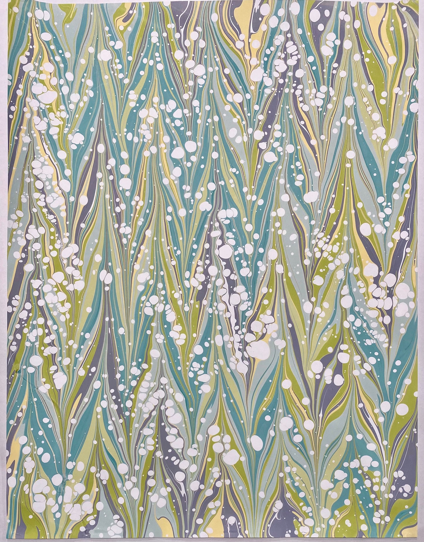 Full Sheet Hand-Marbled Paper P350