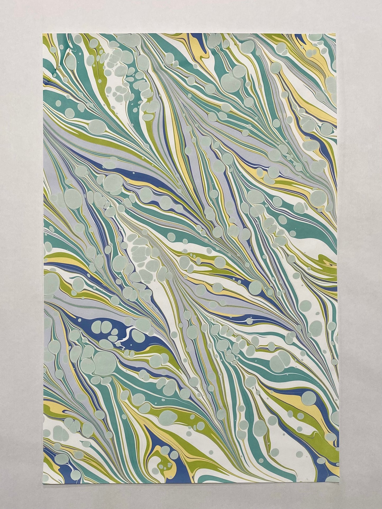 Half-Sheet Hand-Marbled Paper P330H