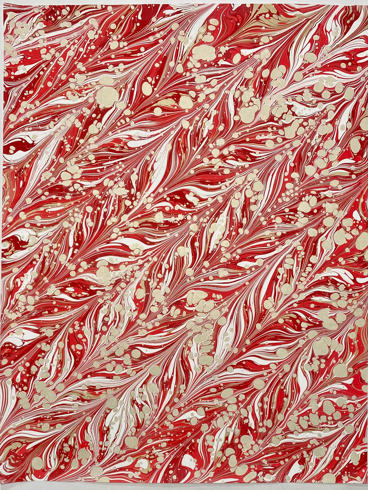 Full Sheet Hand-Marbled Paper P398