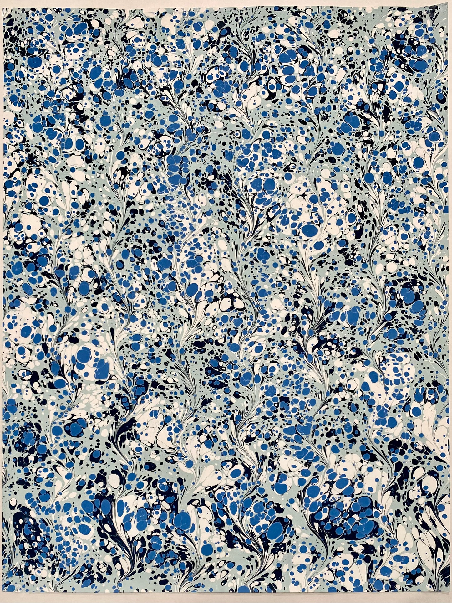 Full Sheet Hand-Marbled Paper P393