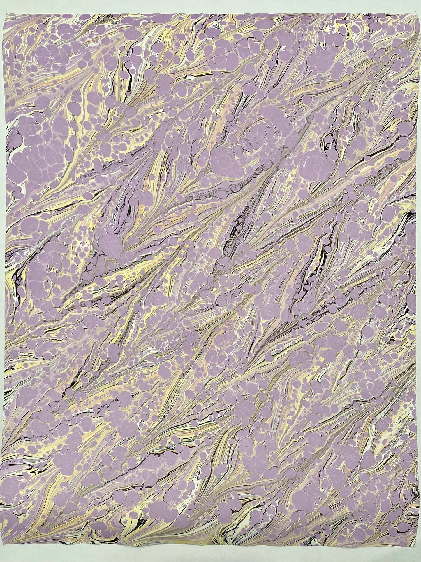 Full Sheet Hand-Marbled Paper P362