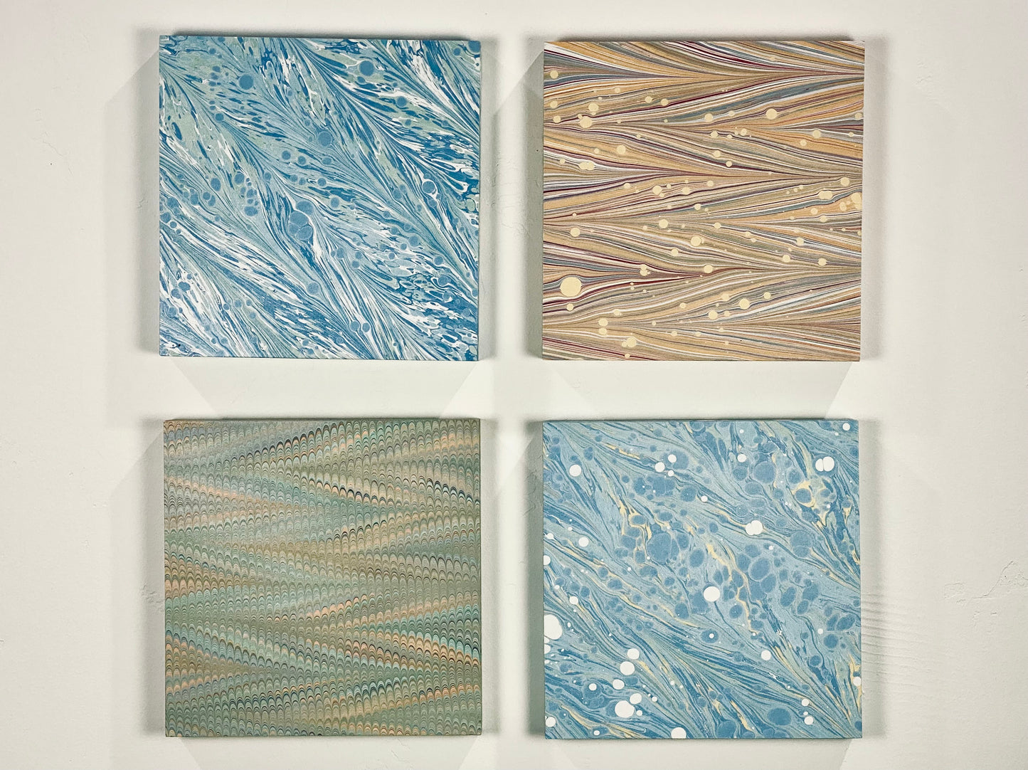 Original 8x8 Marbled Wall Art, Kauai Series #8