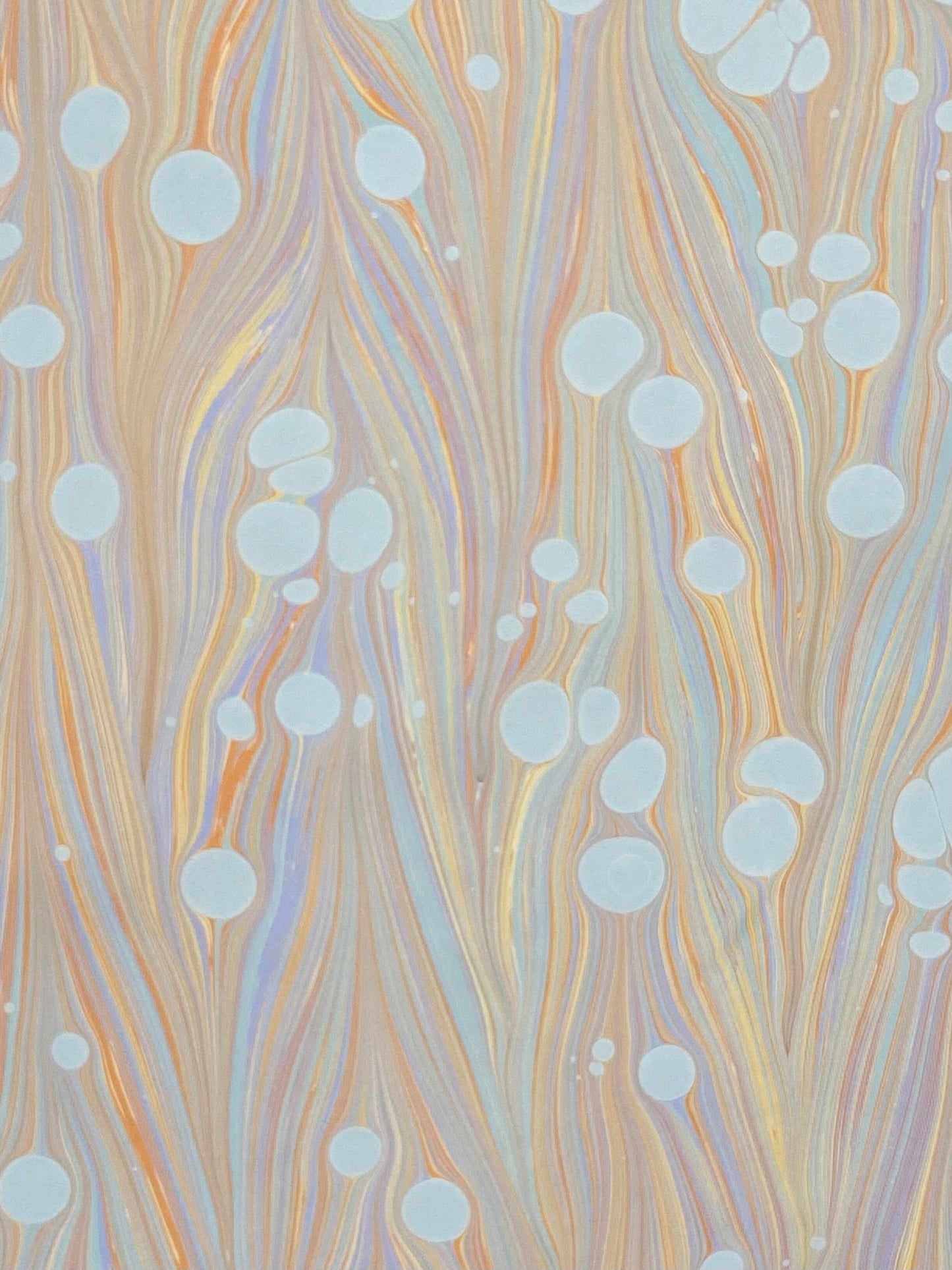 Full Sheet Hand-Marbled Paper P522