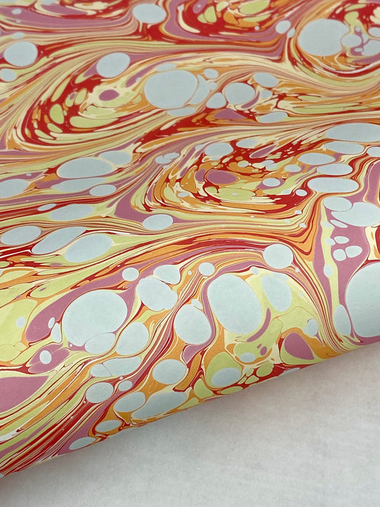 17x20 Hand-Marbled Paper P561