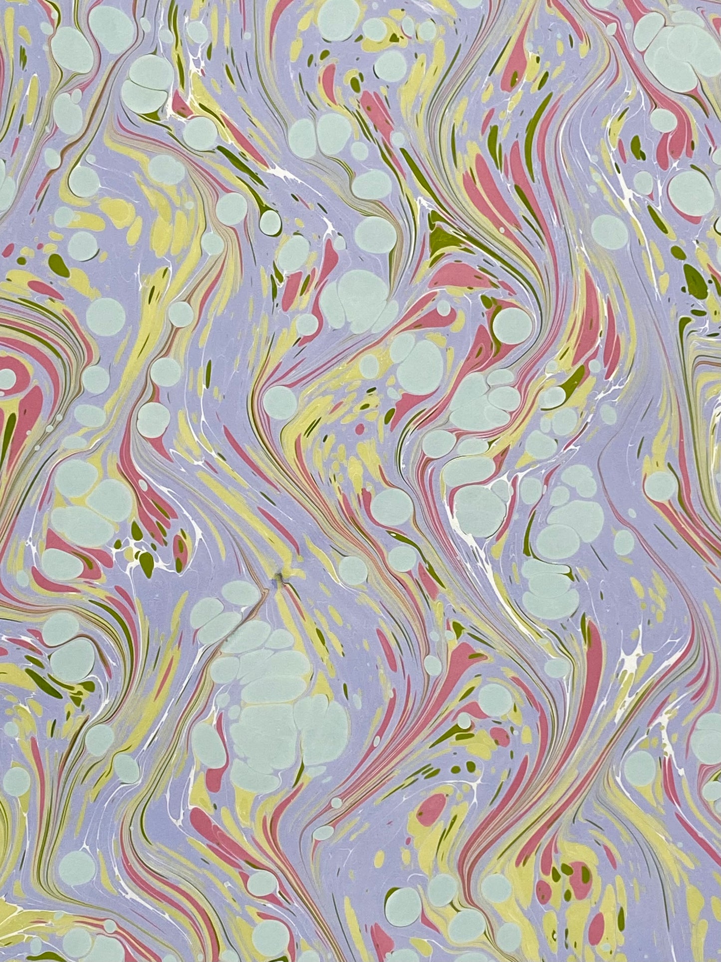 Full Sheet Hand-Marbled Paper P520