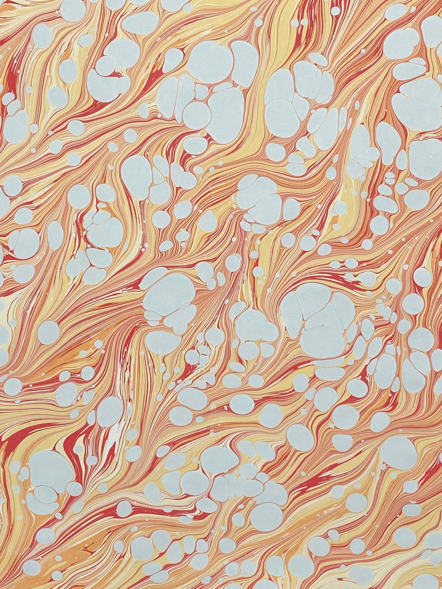 Full Sheet Hand-Marbled Paper P535
