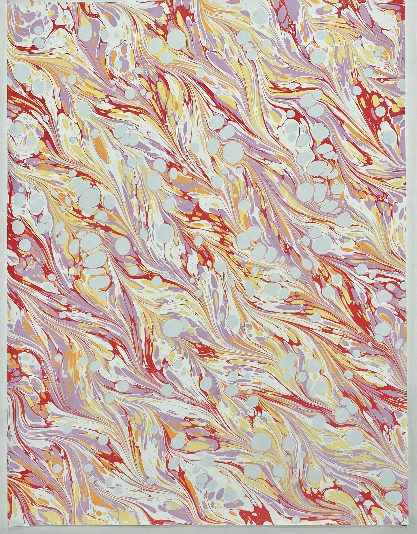 Full Sheet Hand-Marbled Paper P532