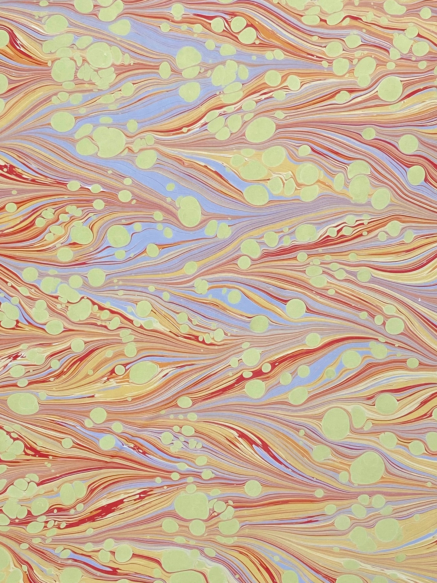 Full Sheet Hand-Marbled Paper P533