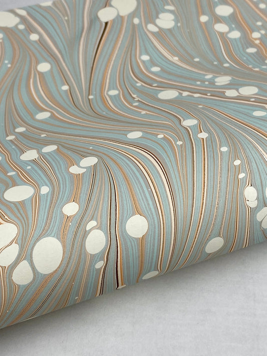 17x20 Hand-Marbled Paper P545