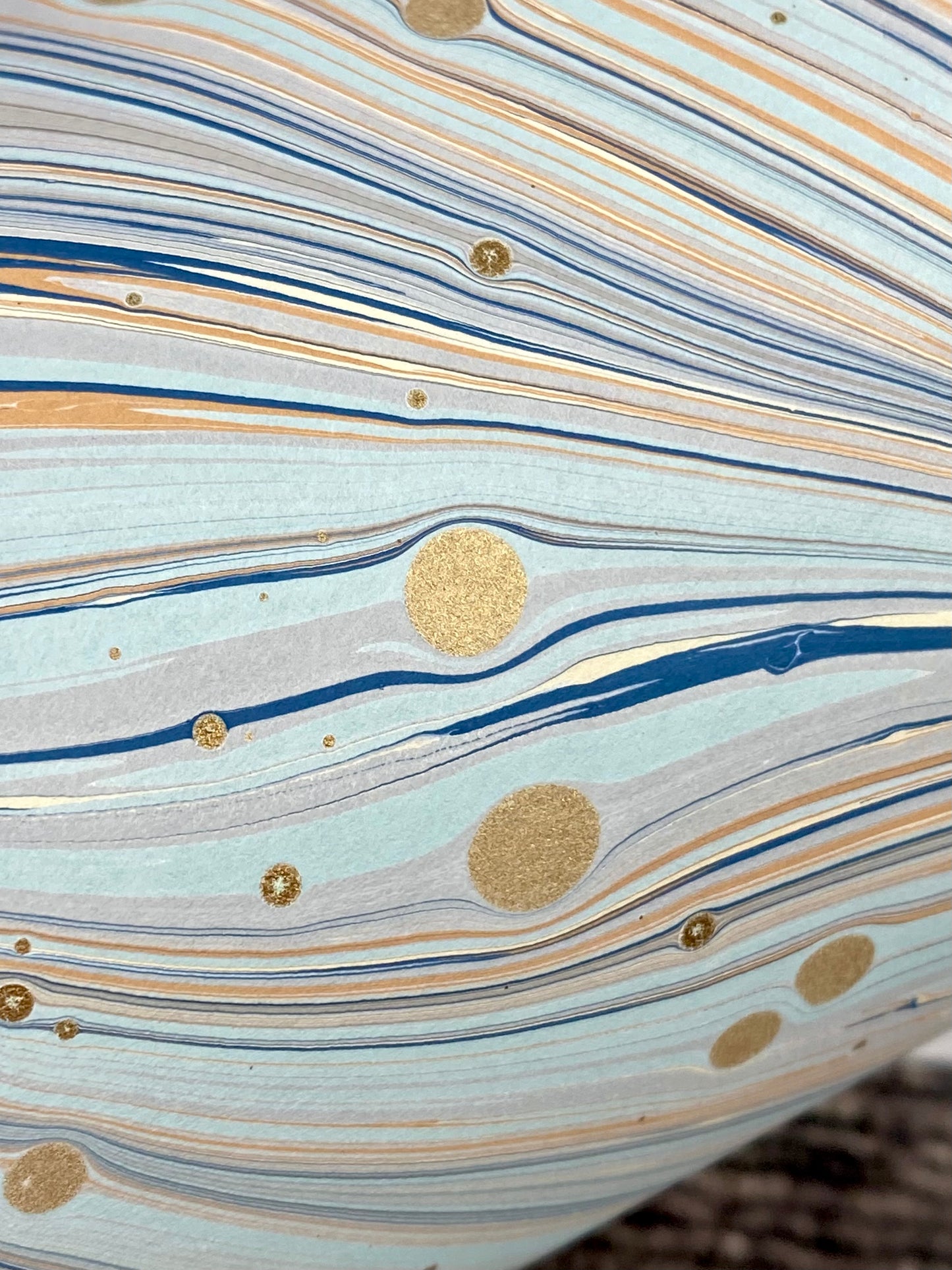 Full Sheet Hand-Marbled Paper P516