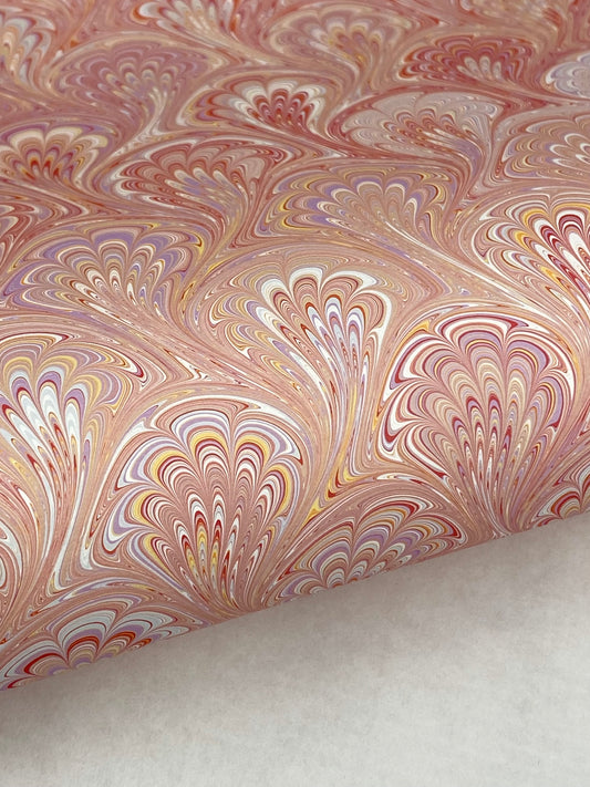 17x20 Hand-Marbled Paper P559