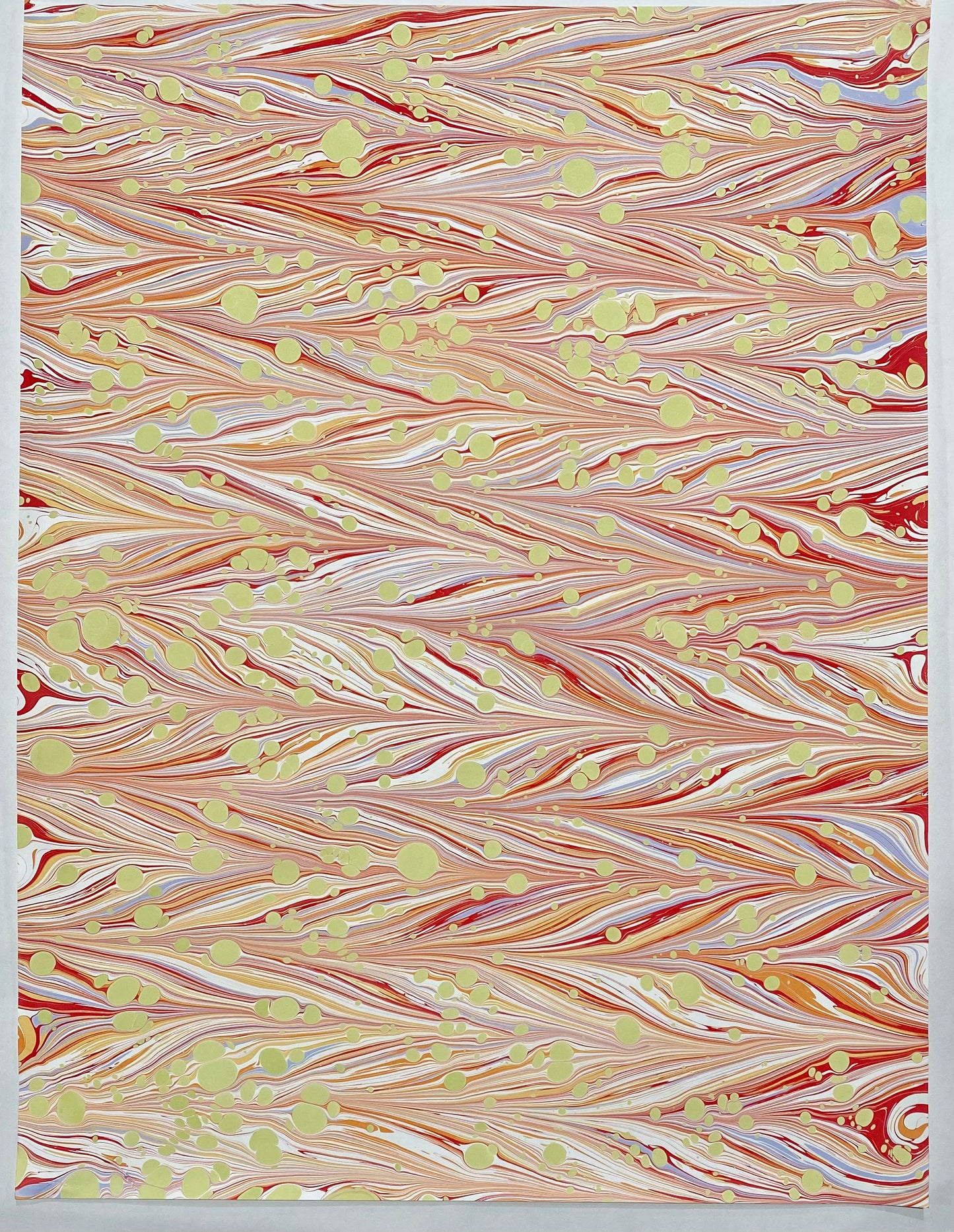 Full Sheet Hand-Marbled Paper P534