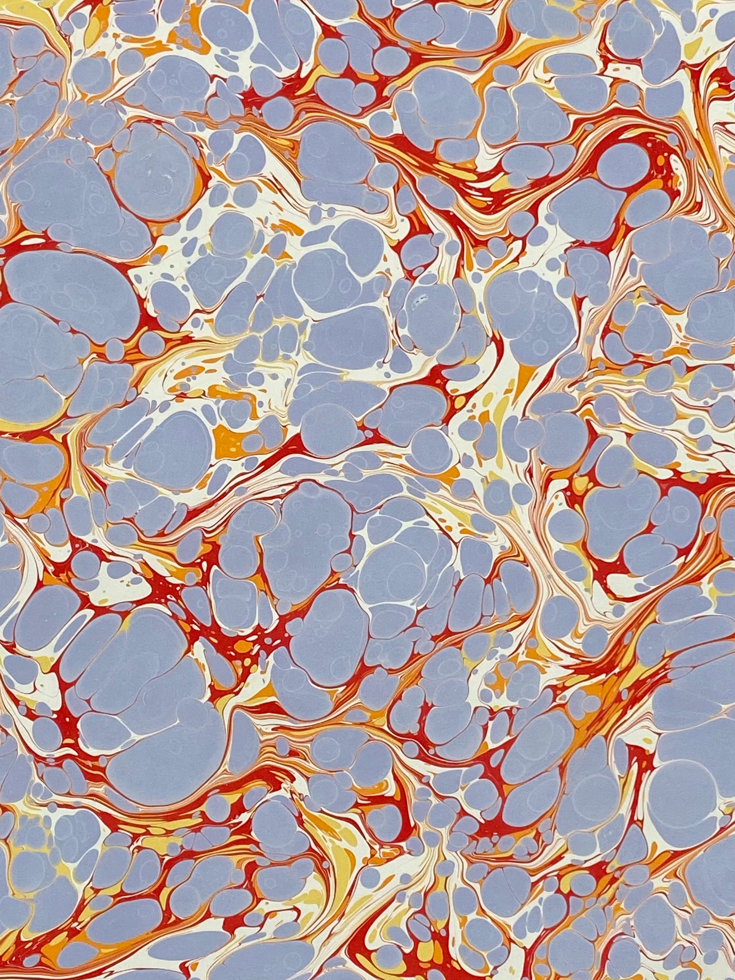 17x20 Hand-Marbled Paper P557