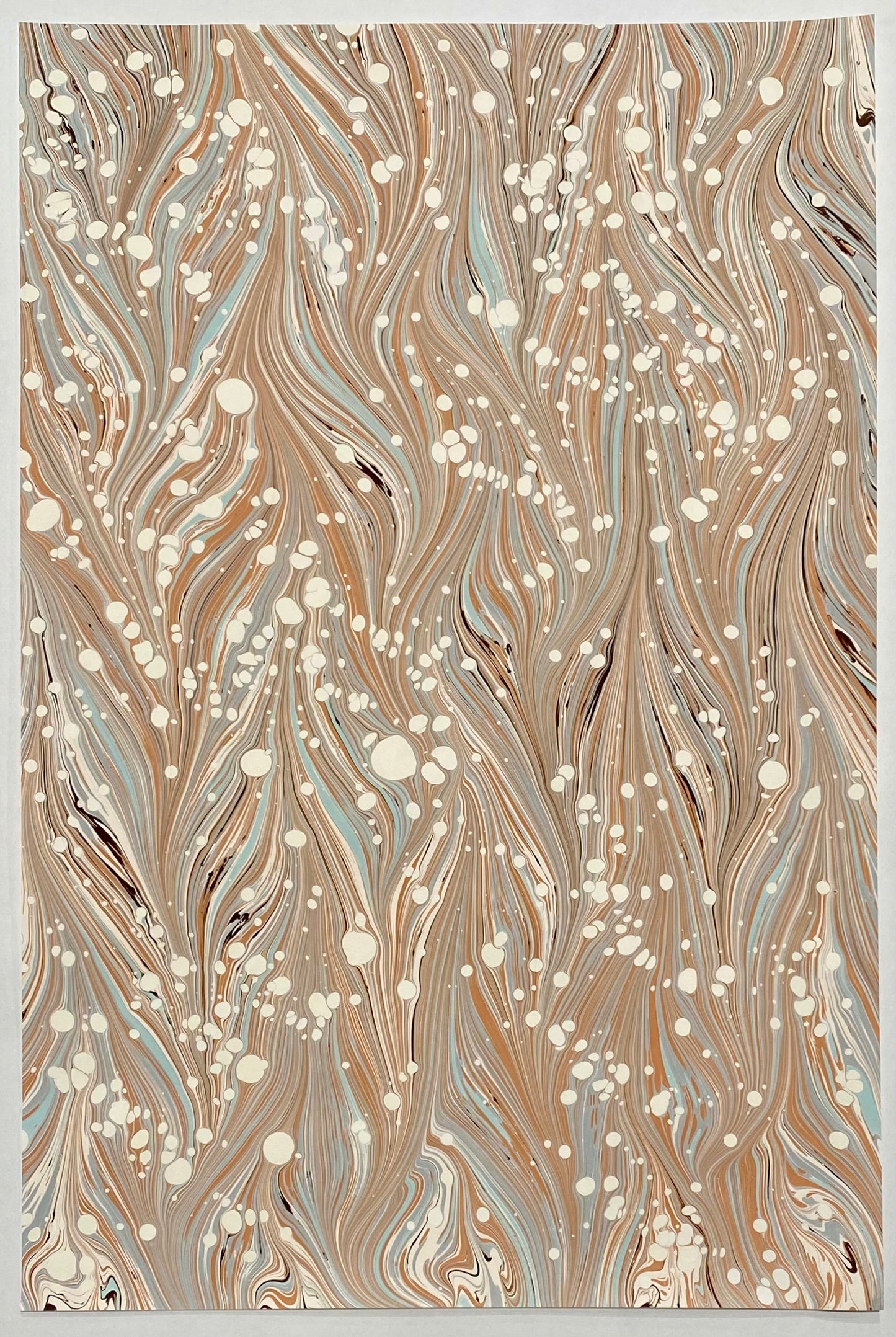 Half-Sheet Hand-Marbled Paper P541H