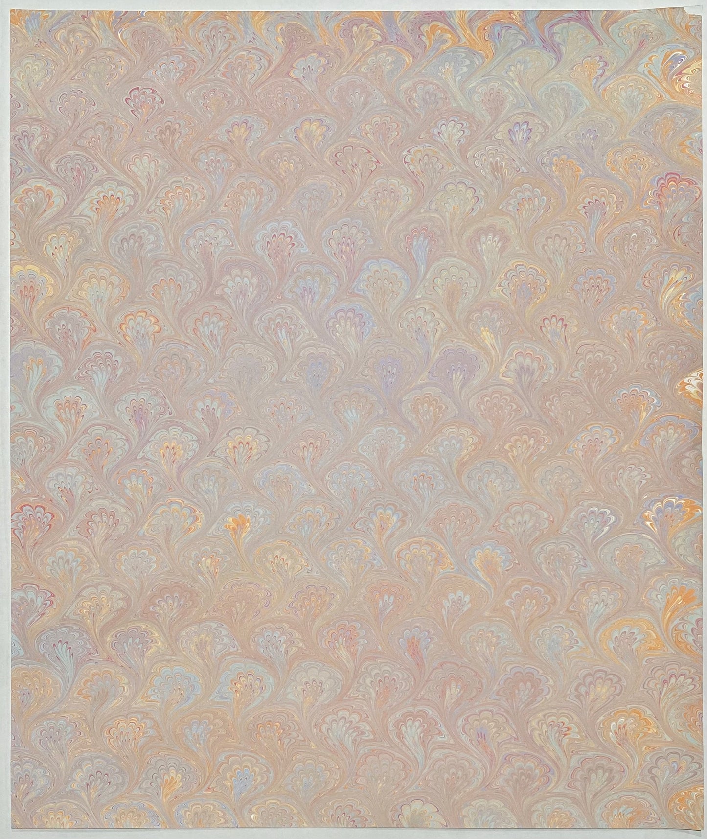17x20 Hand-Marbled Paper P552