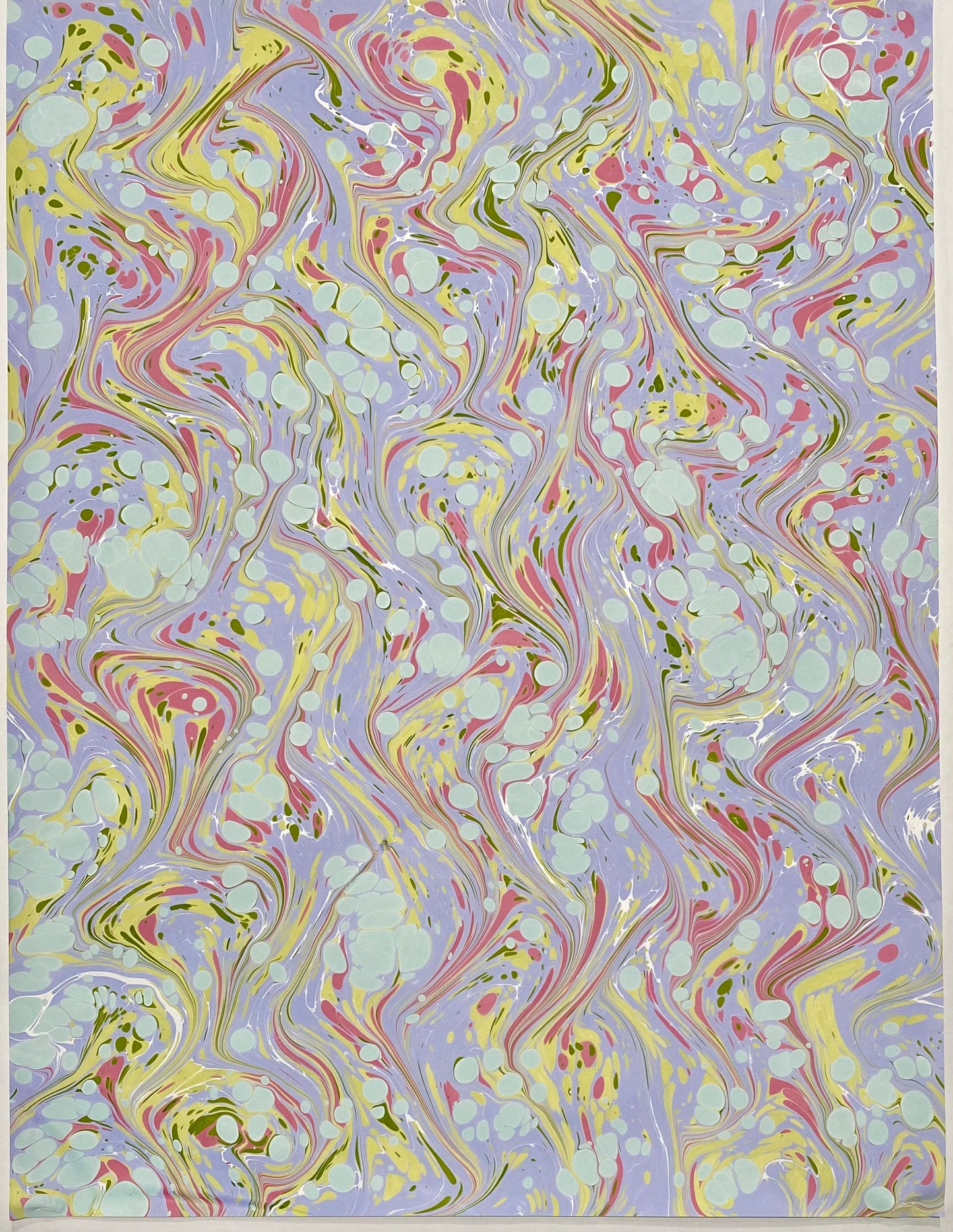 Full Sheet Hand-Marbled Paper P520