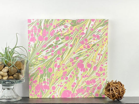 Original 8x8 Marbled Wall Art, Kauai Series #2
