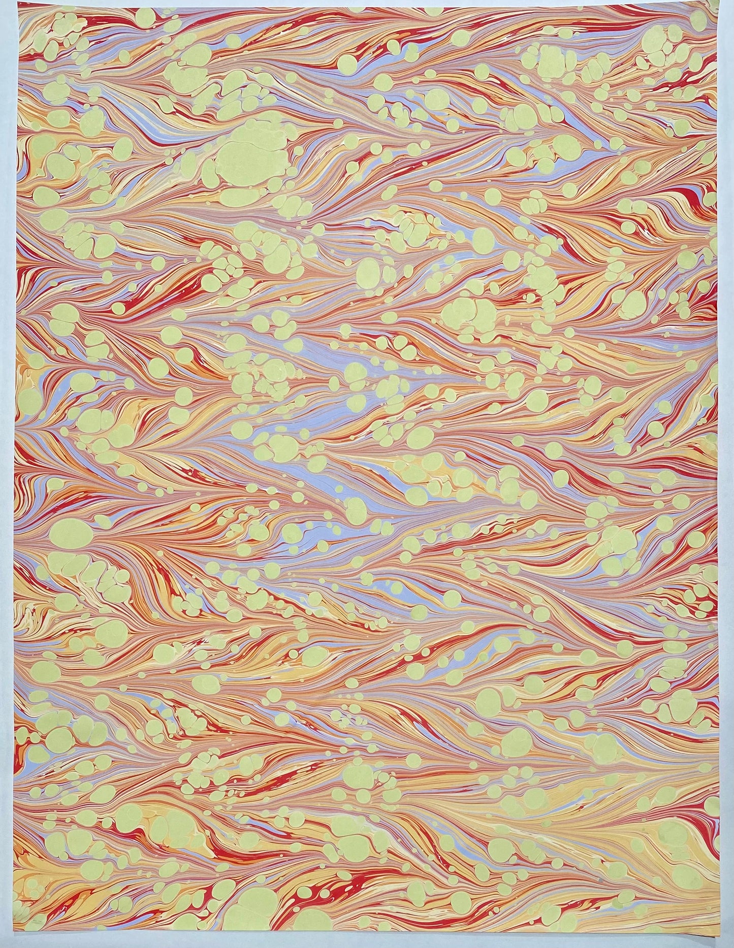 Full Sheet Hand-Marbled Paper P533