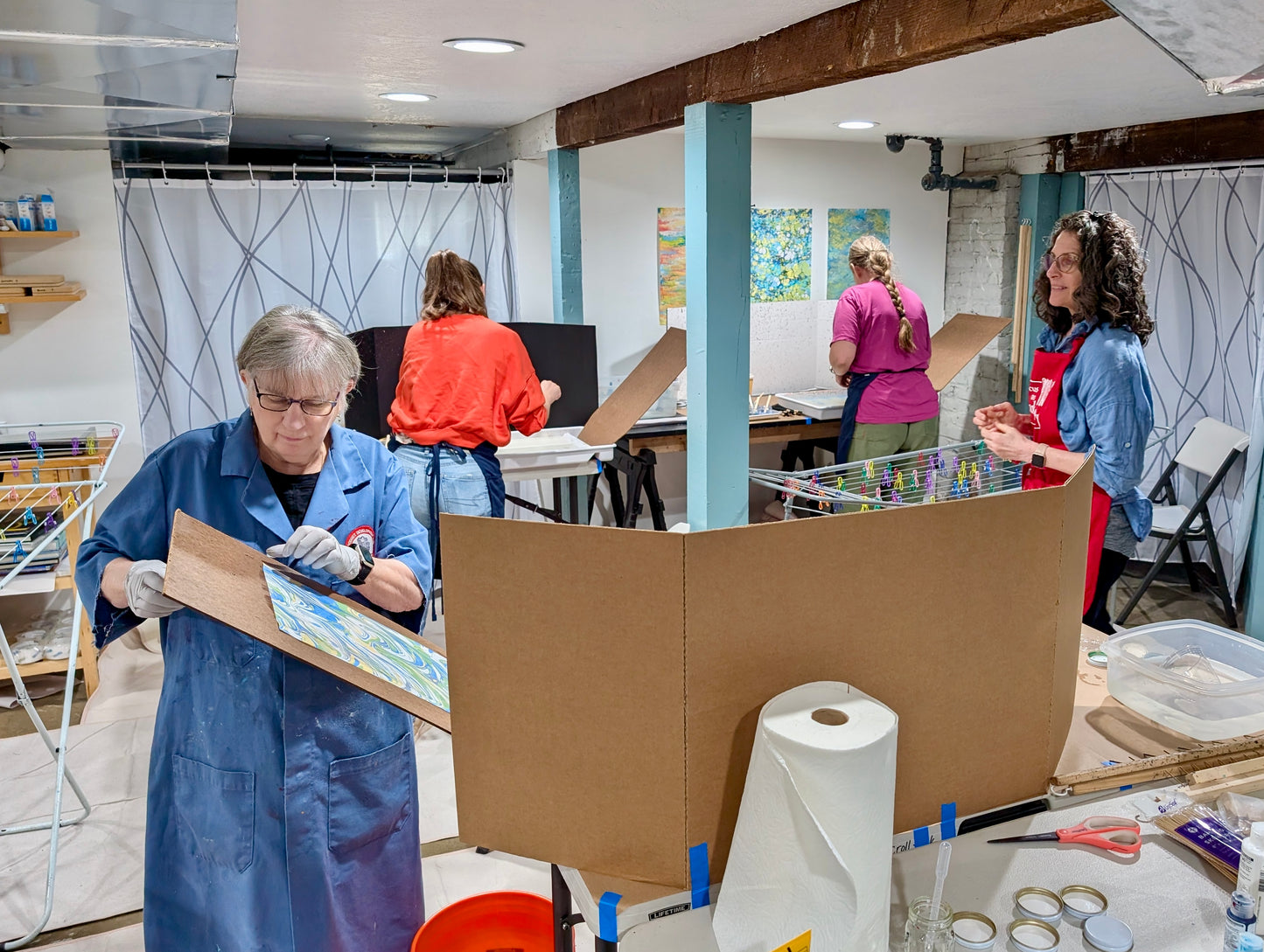 Private Party - Full DayPaper Marbling Experience (materials fee will be added to listed price)