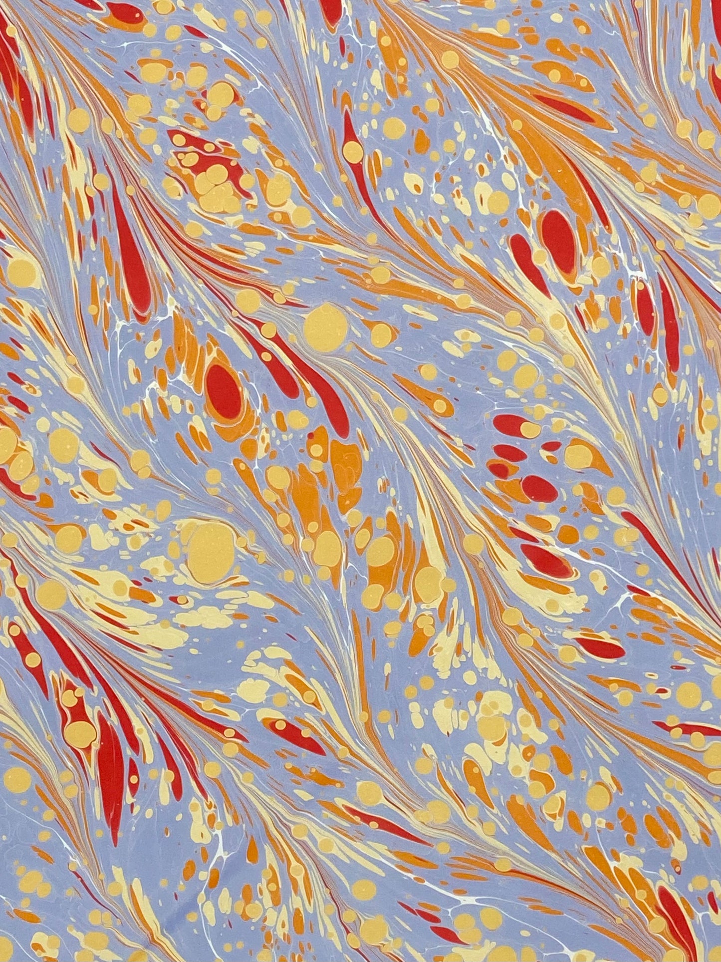 Full Sheet Hand-Marbled Paper P526