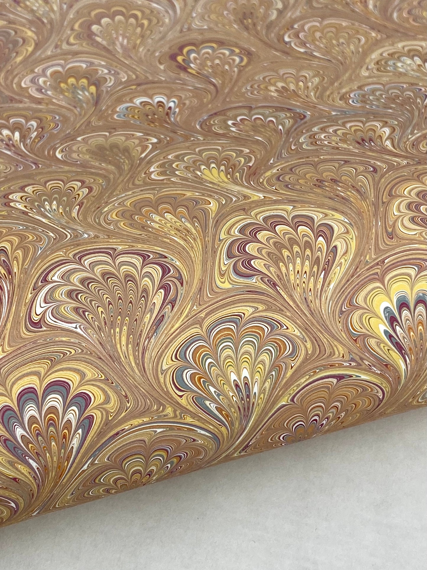 17x20 Hand-Marbled Paper P550