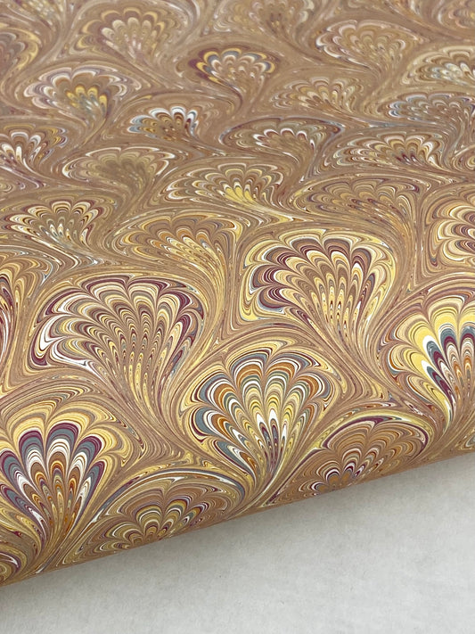17x20 Hand-Marbled Paper P550