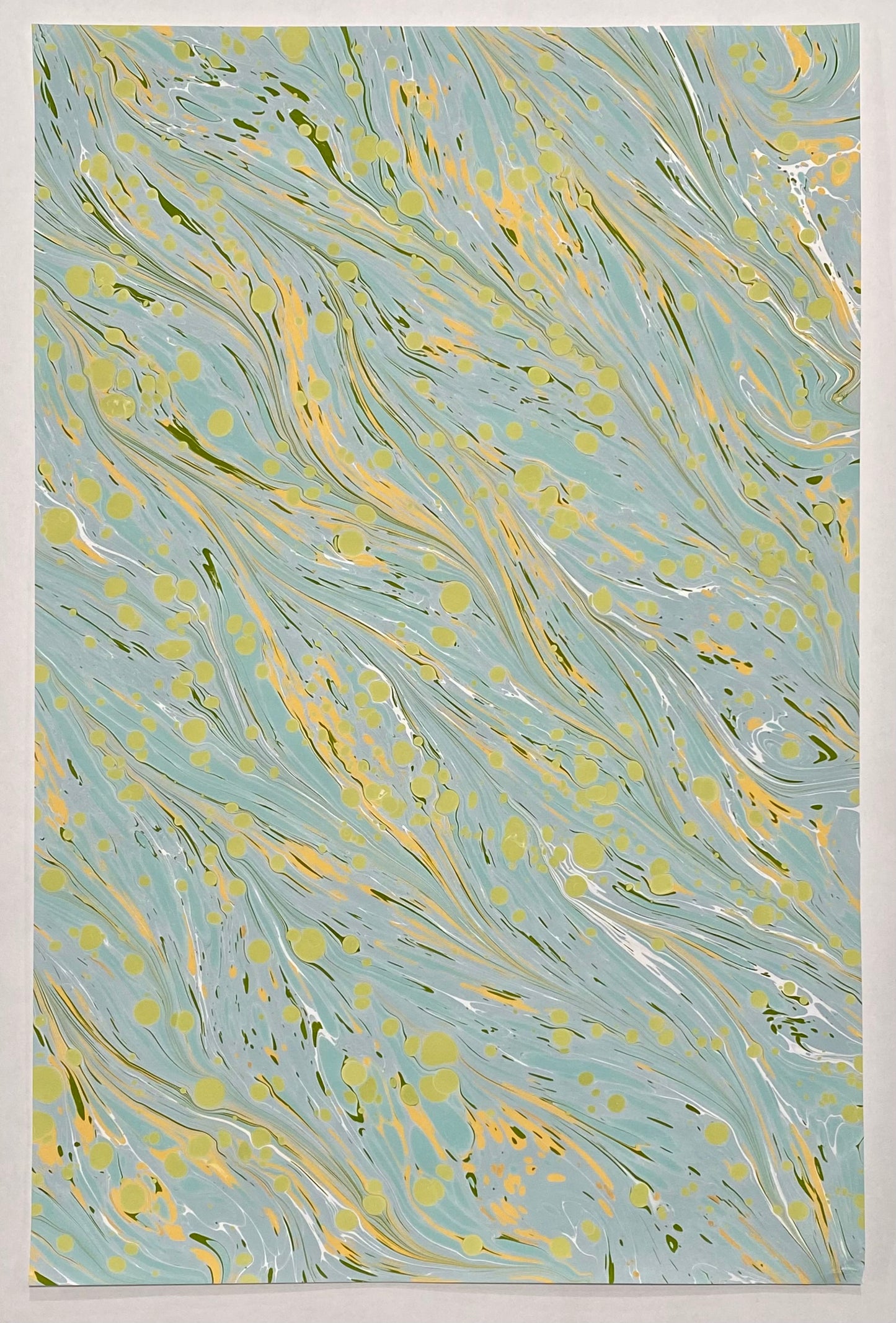 Half-Sheet Hand-Marbled Paper P540H