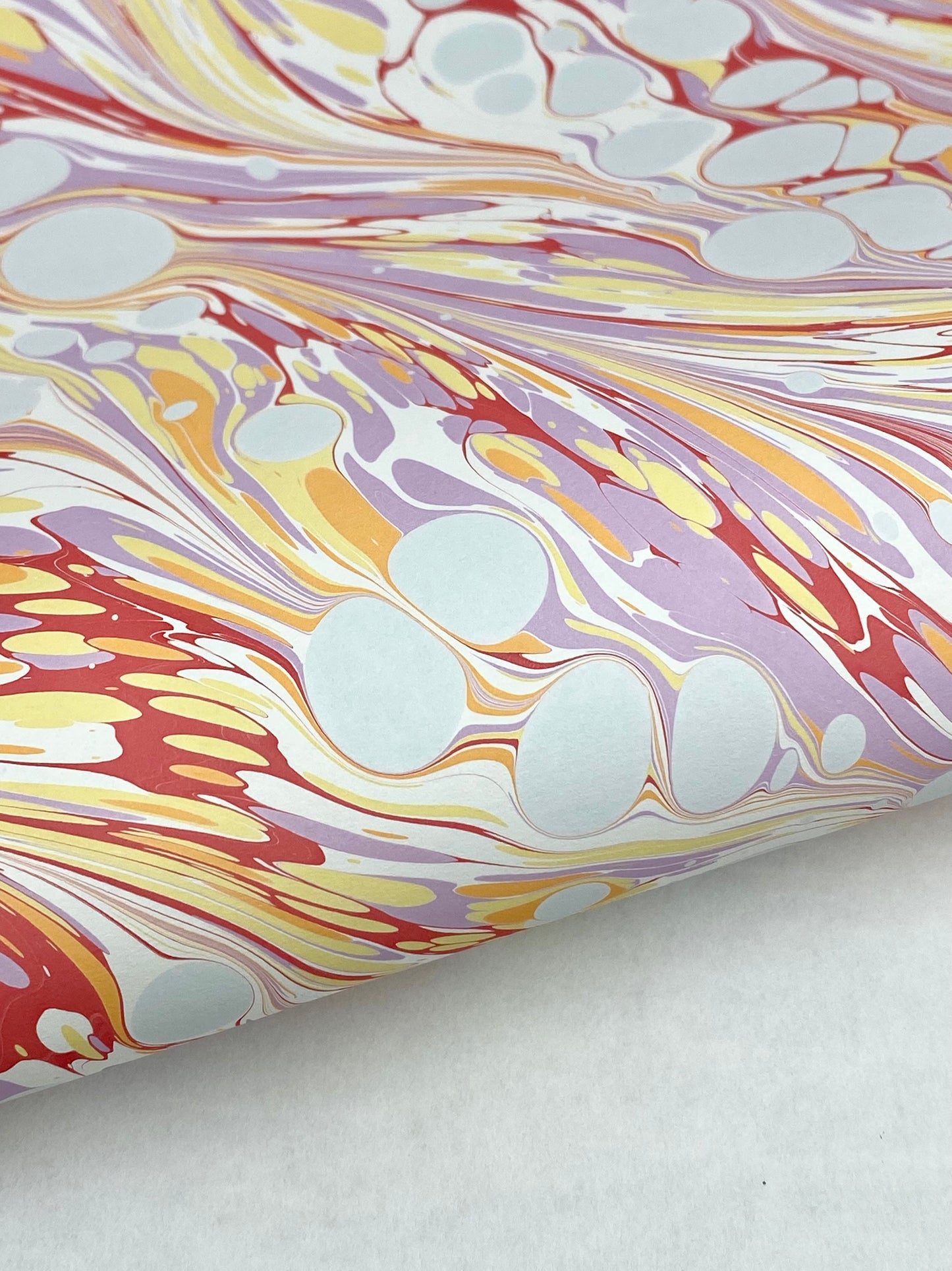 Full Sheet Hand-Marbled Paper P532