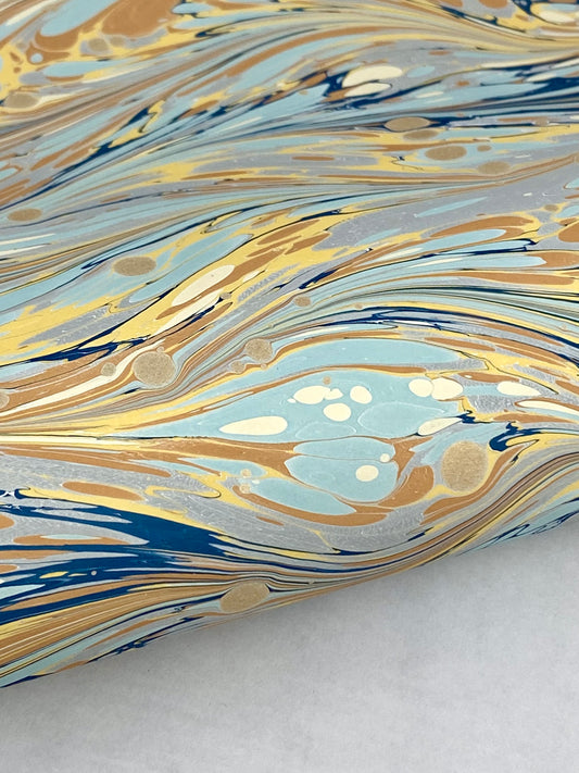 17x20 Hand-Marbled Paper P551