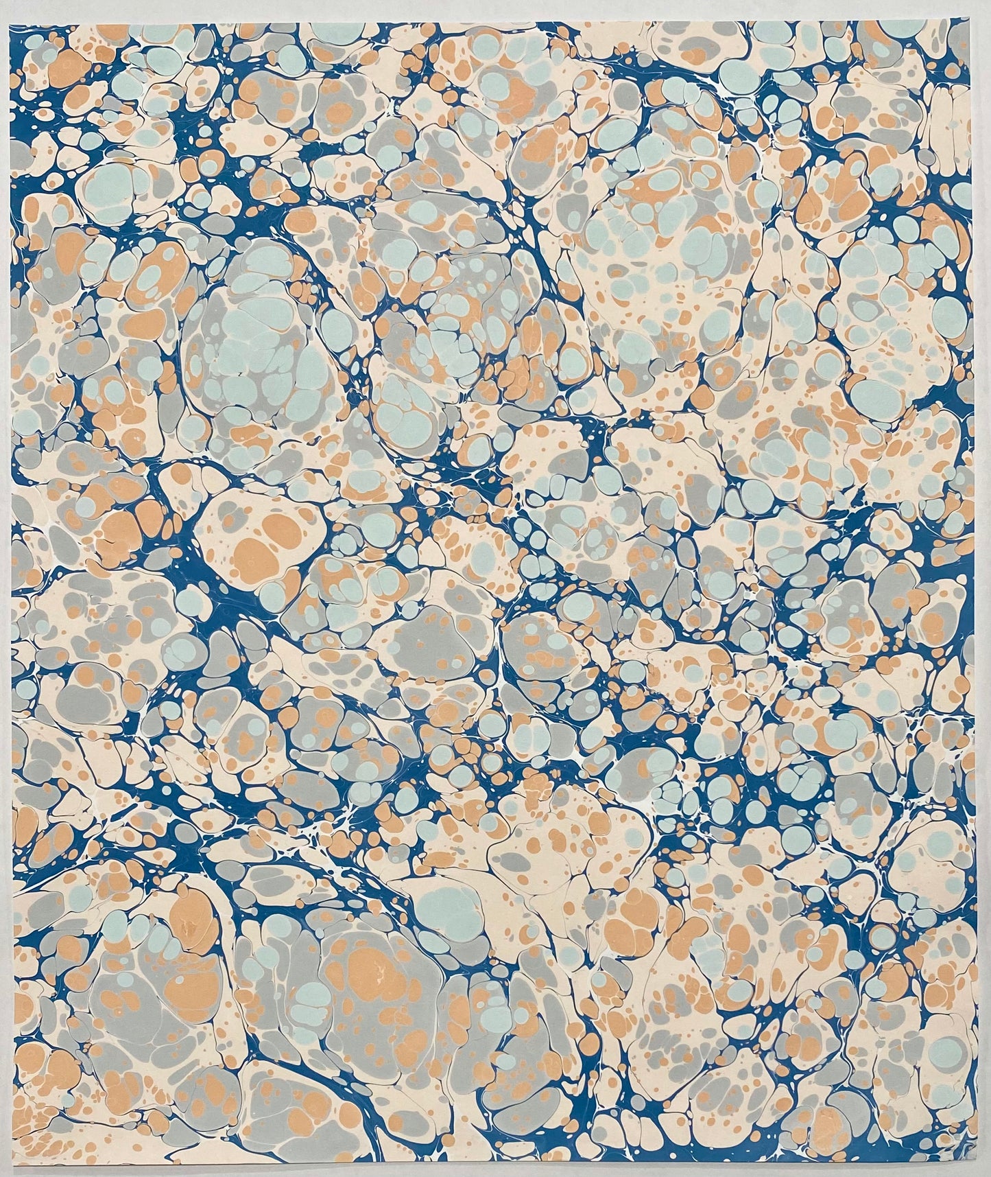 17x20 Hand-Marbled Paper P547