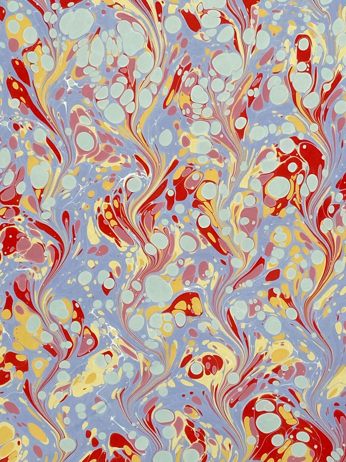 Full Sheet Hand-Marbled Paper P525