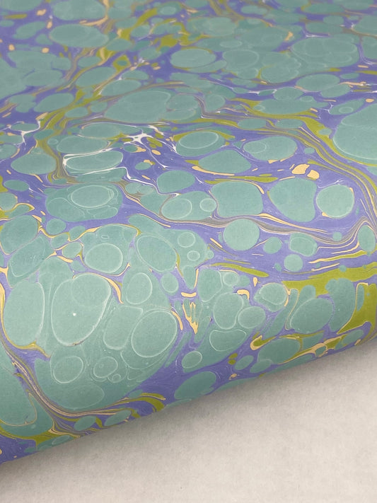 17x20 Hand-Marbled Paper P553