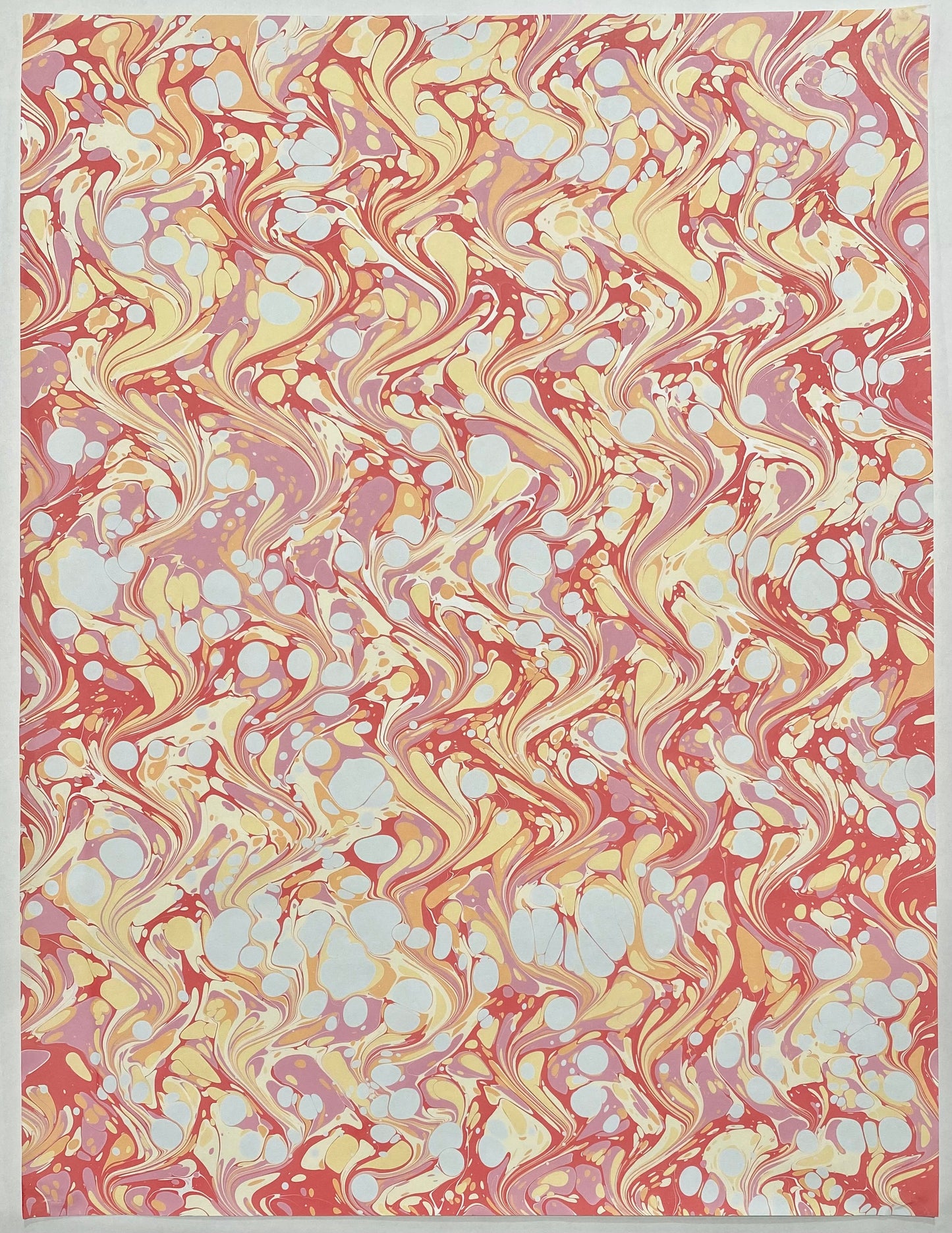 Full Sheet Hand-Marbled Paper P531