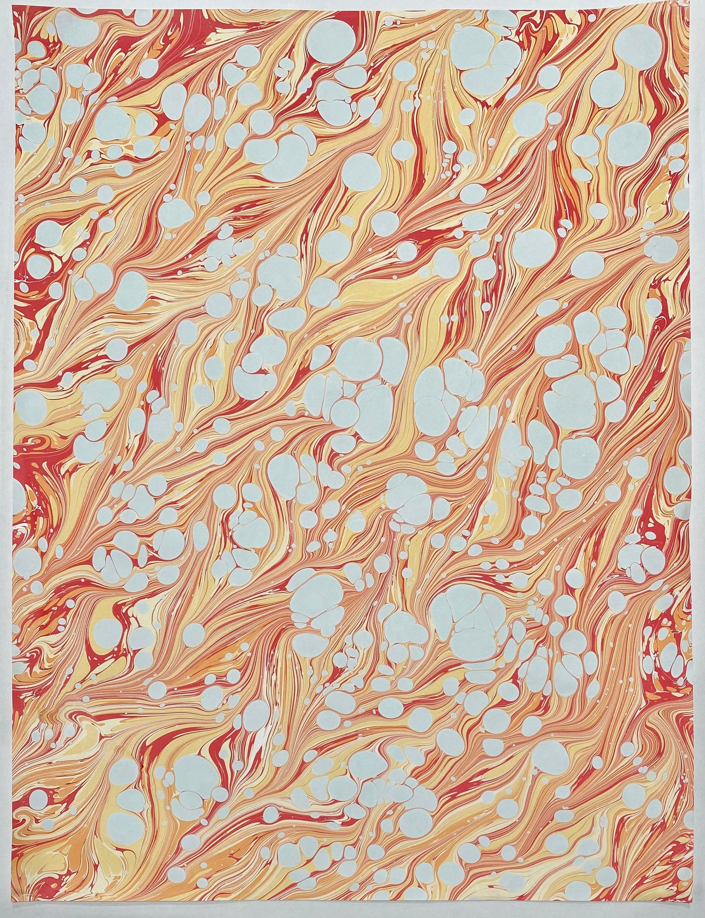 Full Sheet Hand-Marbled Paper P535