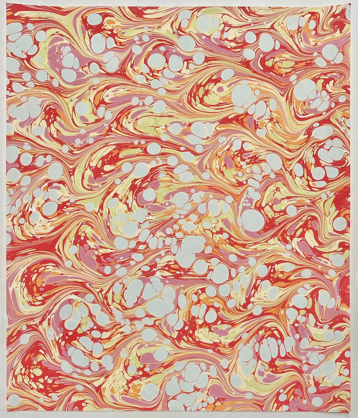 17x20 Hand-Marbled Paper P561