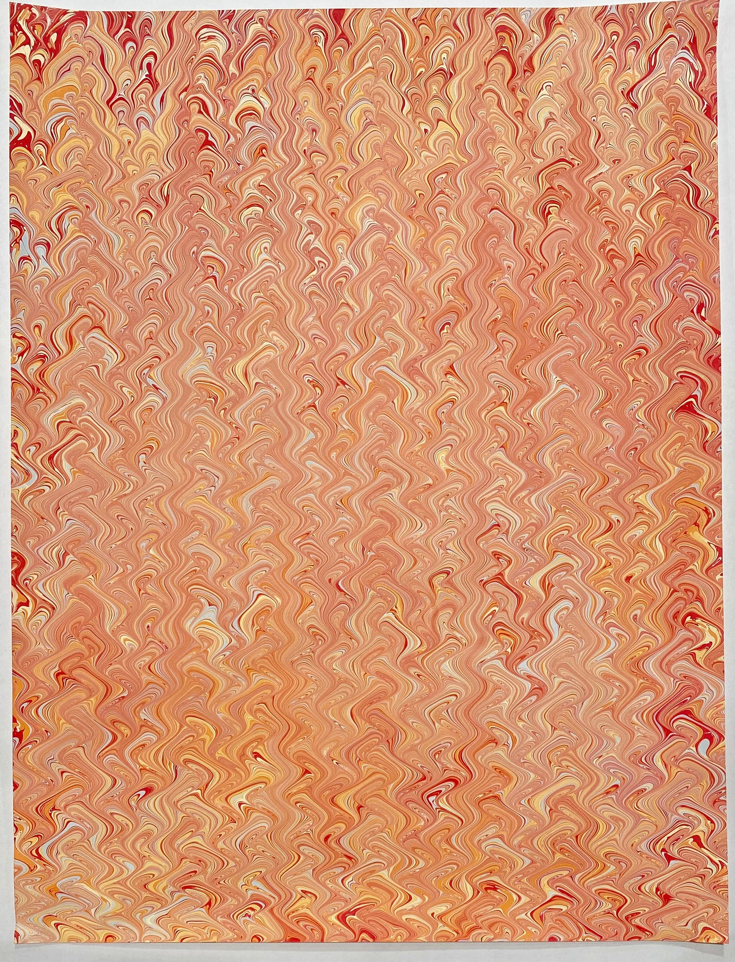 Full Sheet Hand-Marbled Paper P524